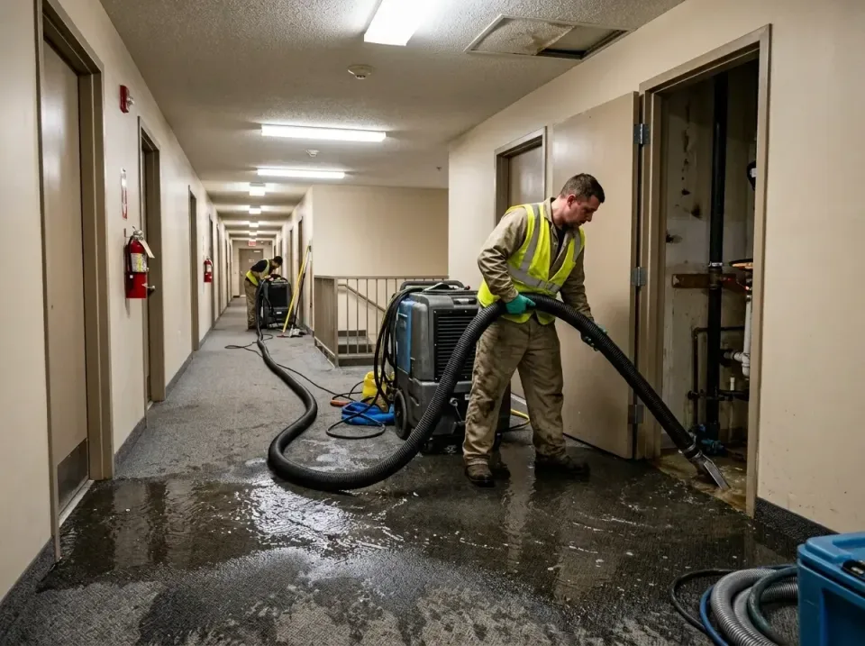 multi-unit-apartment-hallway-f-005 — frequently asked questions, Emergency Burst Pipe Water Extraction & Removal in Barton C…
